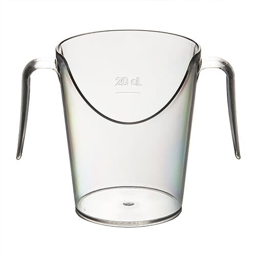 Image of Two Handled Nose Cup on a plain background.