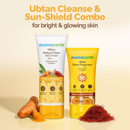 Ubtan Cleanse & Sun-Shield Combo - 100ml + 50g