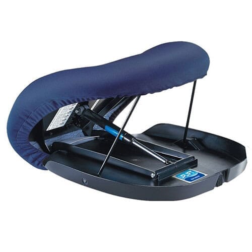 Full view of UpEasy Bariatric Lifting Cushion cushion on a plain background, showing its shape and supportive material.