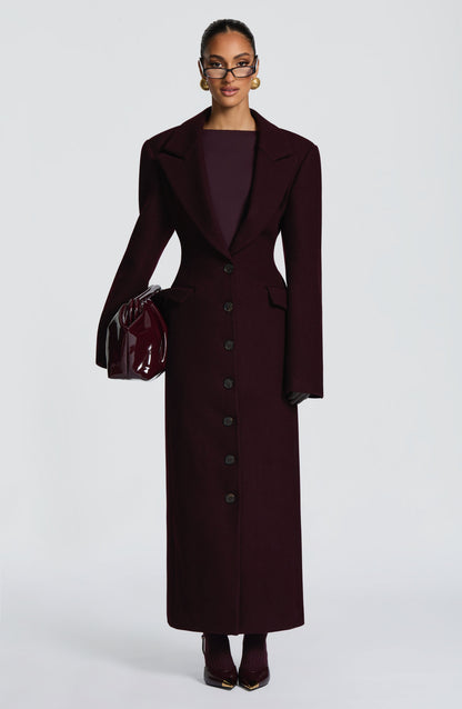 Ursula Coat - Plum