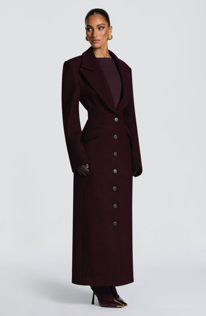 Ursula Coat - Plum