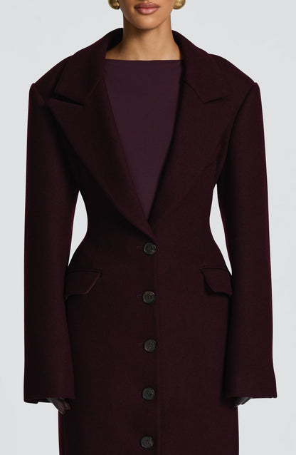 Ursula Coat - Plum