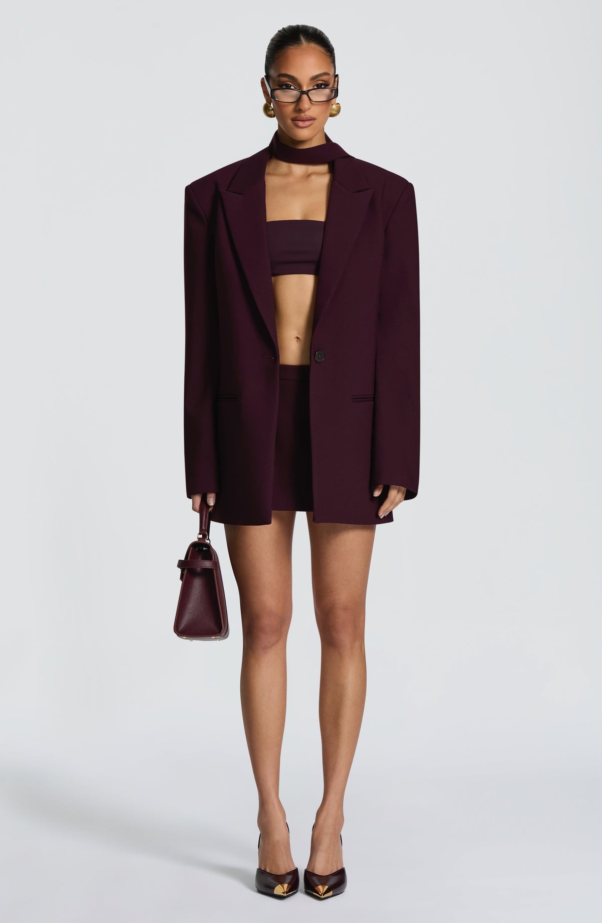 Vinnie Scarf - Plum