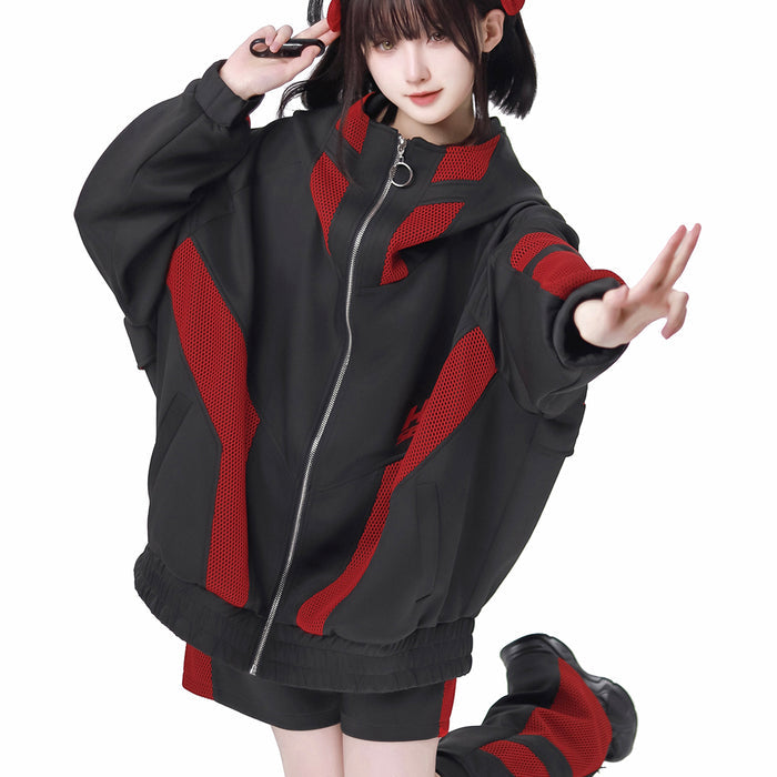 Red-black / Jacket / M