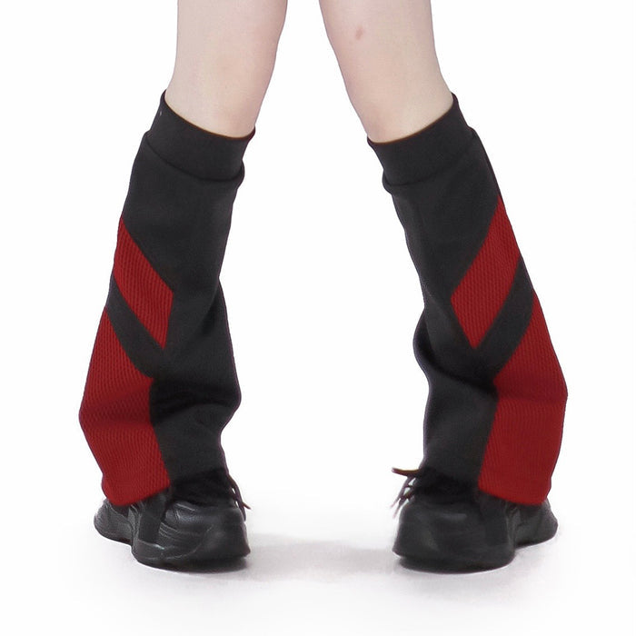 Red-black / Leg Warmers / One size
