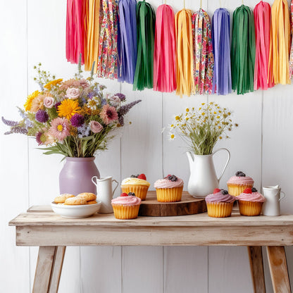 Wildflowers Tassel Garland