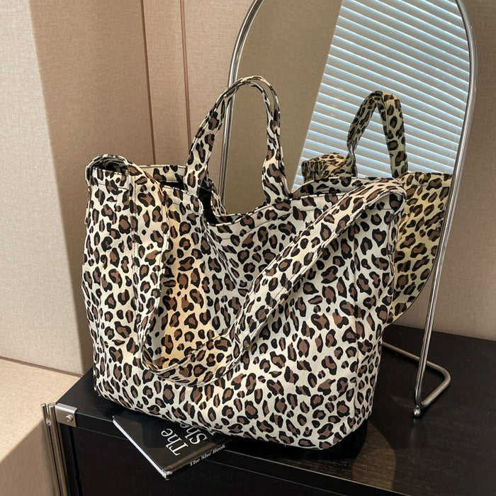 Women's Fashion Leopard Pattern Tote Bag