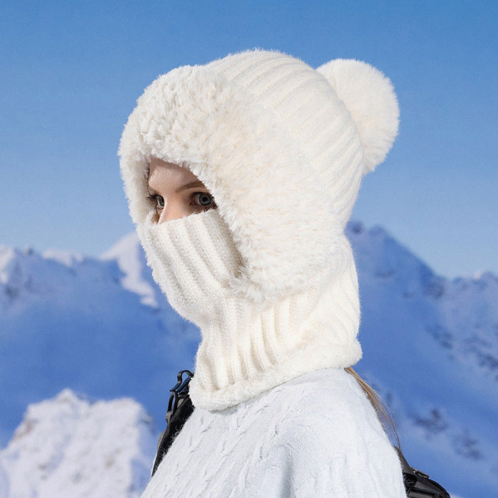 Women's Knitted Hat In Autumn And Winter