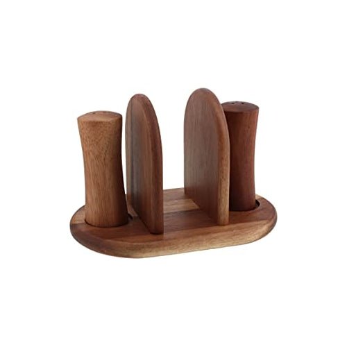 Wood Napkin and Salt & Pepper Shaker Combo